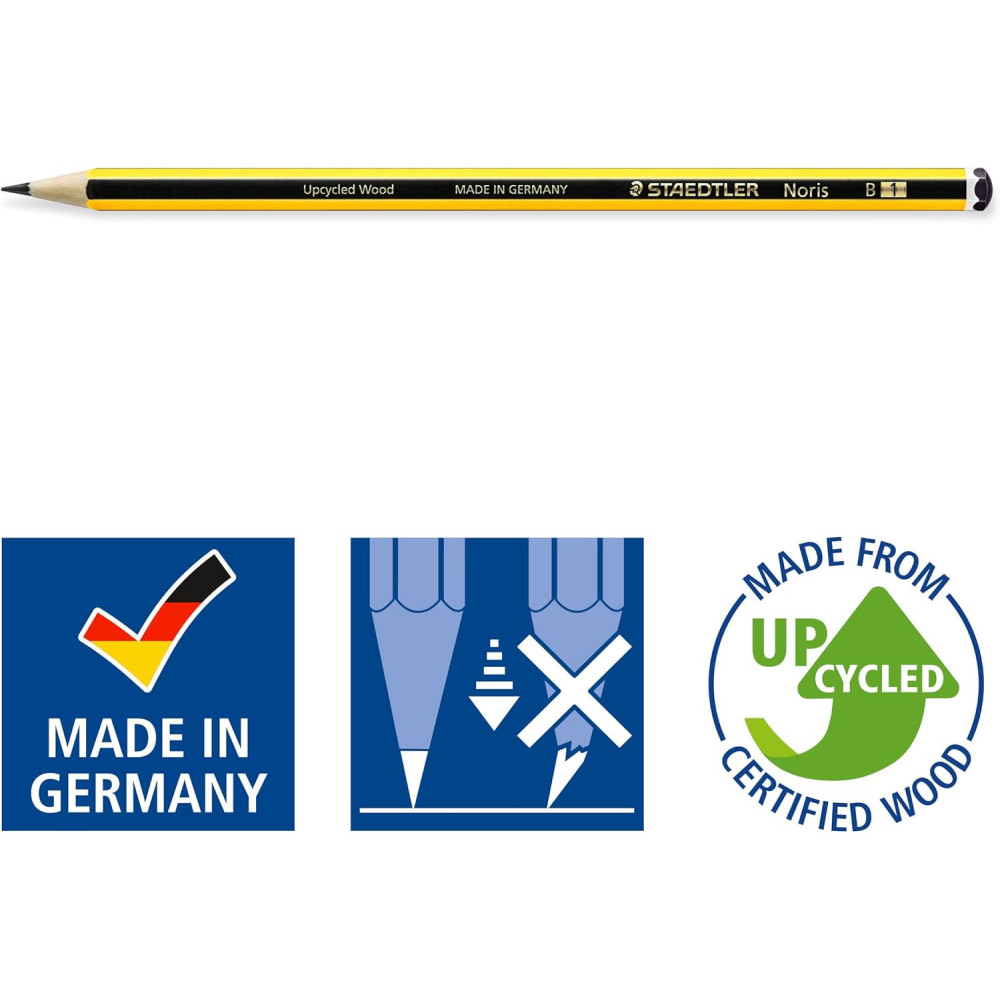 12 Crayon graphite Noir HB Staedtler 210-4