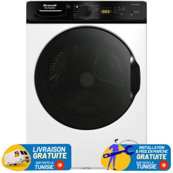 Machine à Laver BRANDT 12Kg INVERTER / BLANC / BLF124QWBL