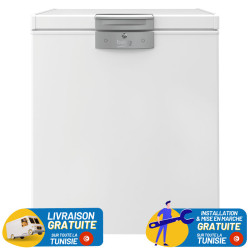 Congélateur Horizontal Beko 210 Litres avec serrure / Blanc / HSM21042