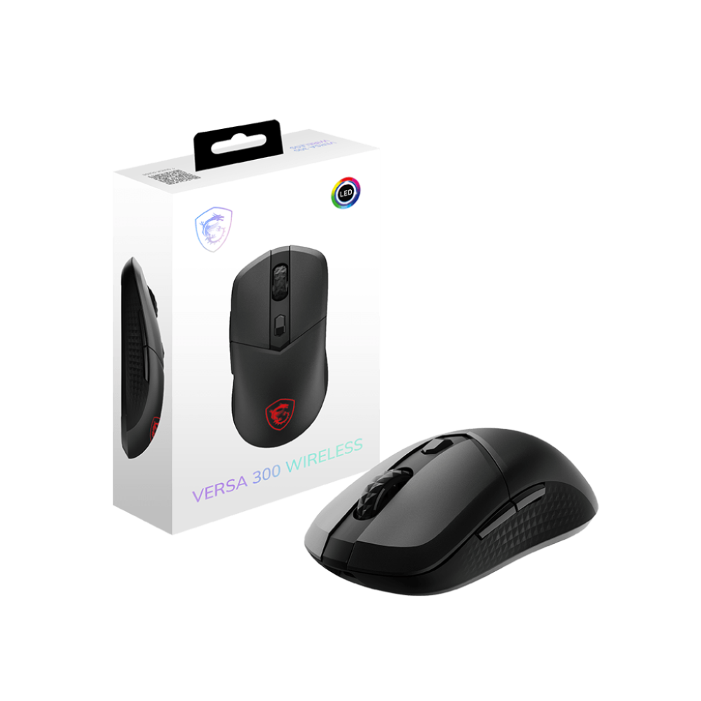 Souris gaming Sans Fil MSI VERSA 300 / 8000 DPI / Bluetooth / USB Type-C / Noir