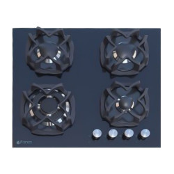 Plaque De Cuisson Encastrable FRANCO 60CM 4 FEUX / VITRO NOIR / FR-385BF
