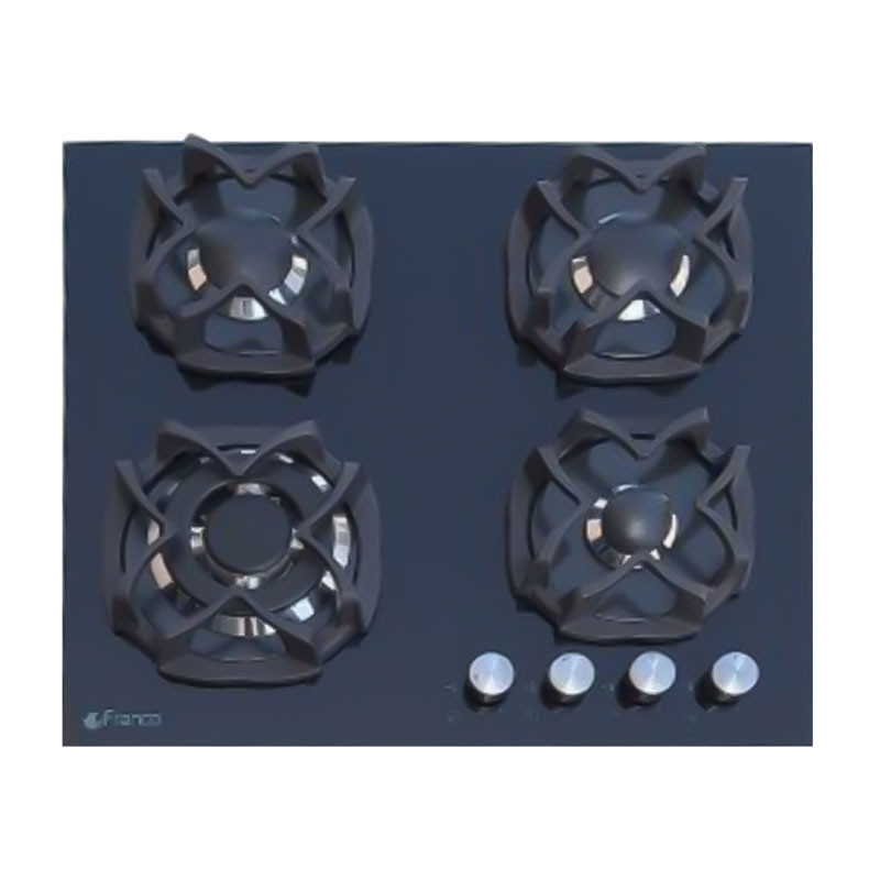 Plaque De Cuisson Encastrable FRANCO 60CM 4 FEUX / VITRO NOIR / FR-385BF