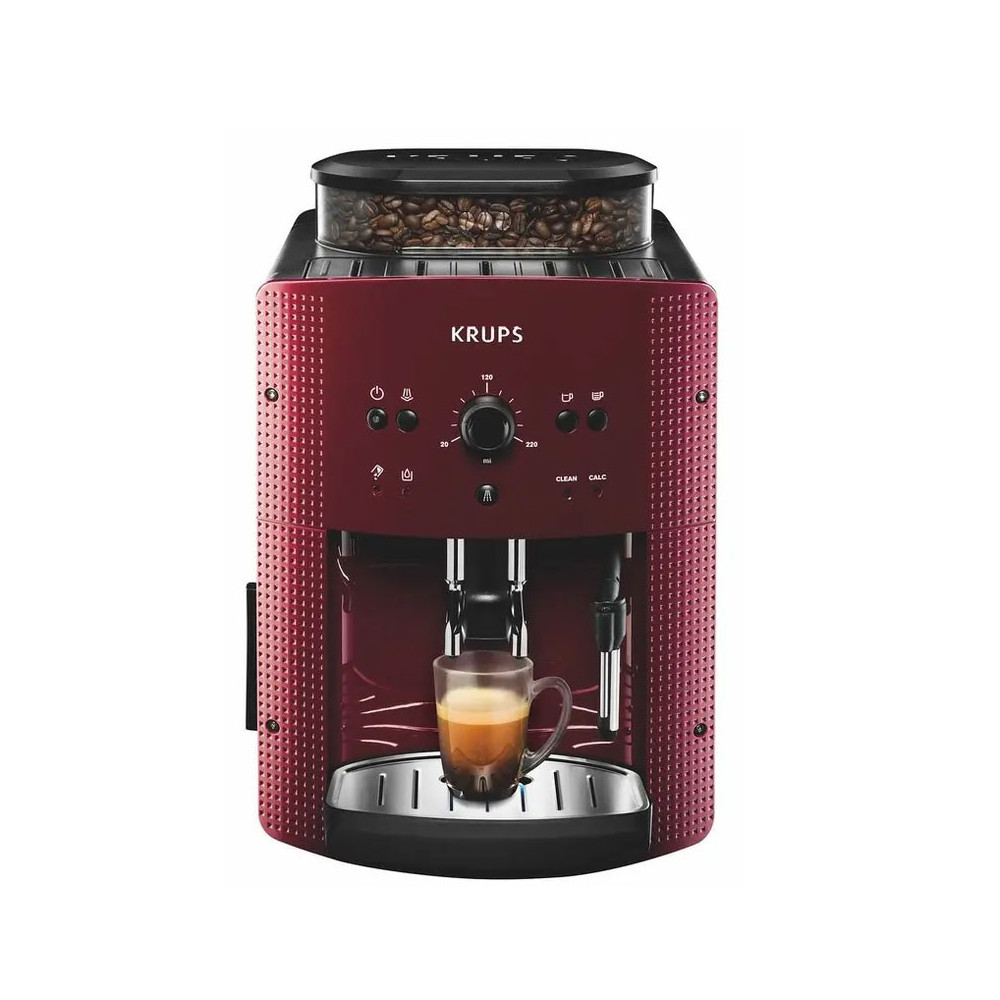 MACHINE À CAFÉ AUTOMATIQUE KRUPS 1450W / Rouge / EA810770