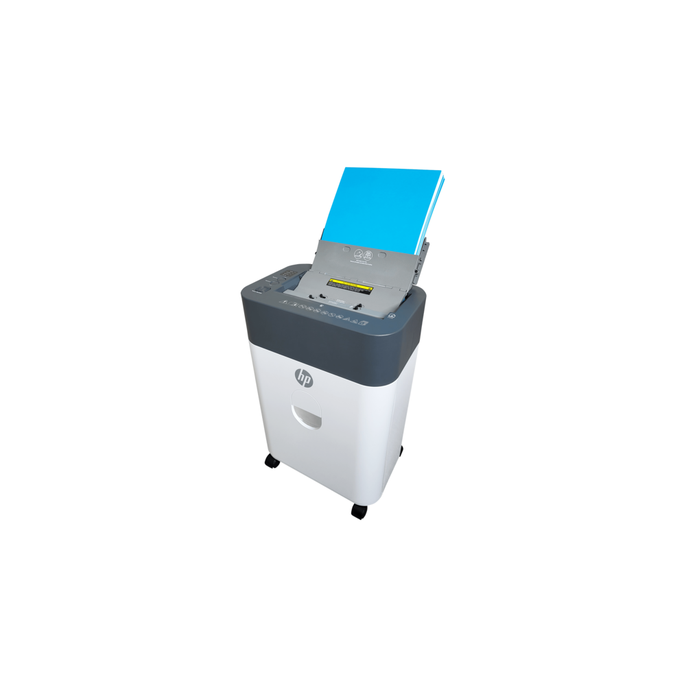 Destructeur de documents HP OneShred Auto 100CC / Coupe croisée / 9 feuilles / 17 Litres