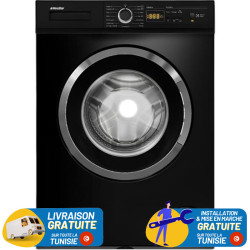 MACHINE A LAVER AUTOMATIQUE NEWSTAR 8KG / NOIR / MFA0810B