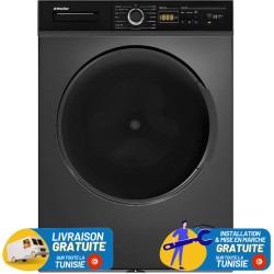MACHINE A LAVER AUTOMATIQUE NEWSTAR 8KG / BIG DOOR / DARK INOX / MFA0810DXC