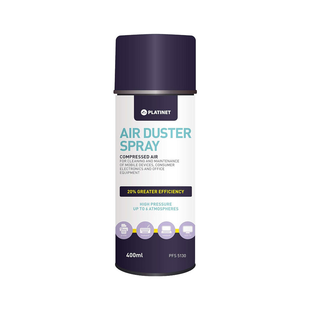 Bombe à air comprimé Platinet 400 ml