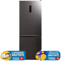 REFRIGERATEUR NEWSTAR NOFROST COMBINE 500 LITRES / DARK INOX / CBD500DXL