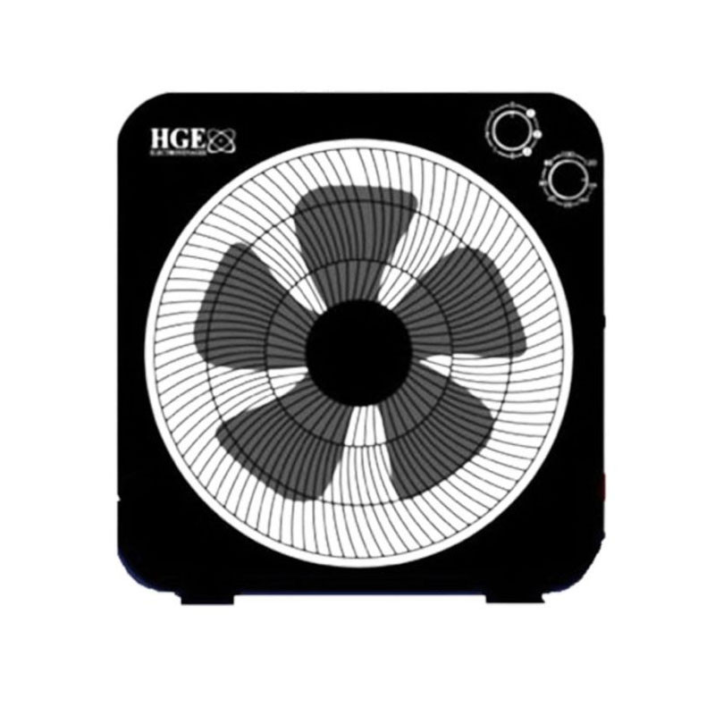 Ventilateur De Table HGE Extra Carré 50W - Noir