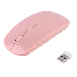 Souris sans fil WS-201 / Rose