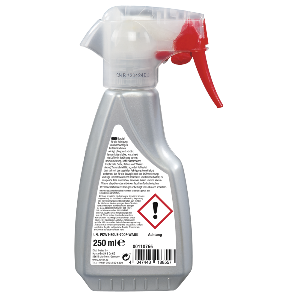 Gel XAVAX pour machines à café automatiques liquide avec acide amidosulfonique