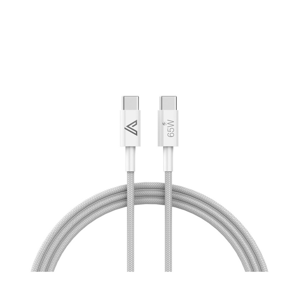 Câble Type C to C 1.2m ARTEK 65Watt Data & charge Tissue Renforcée
