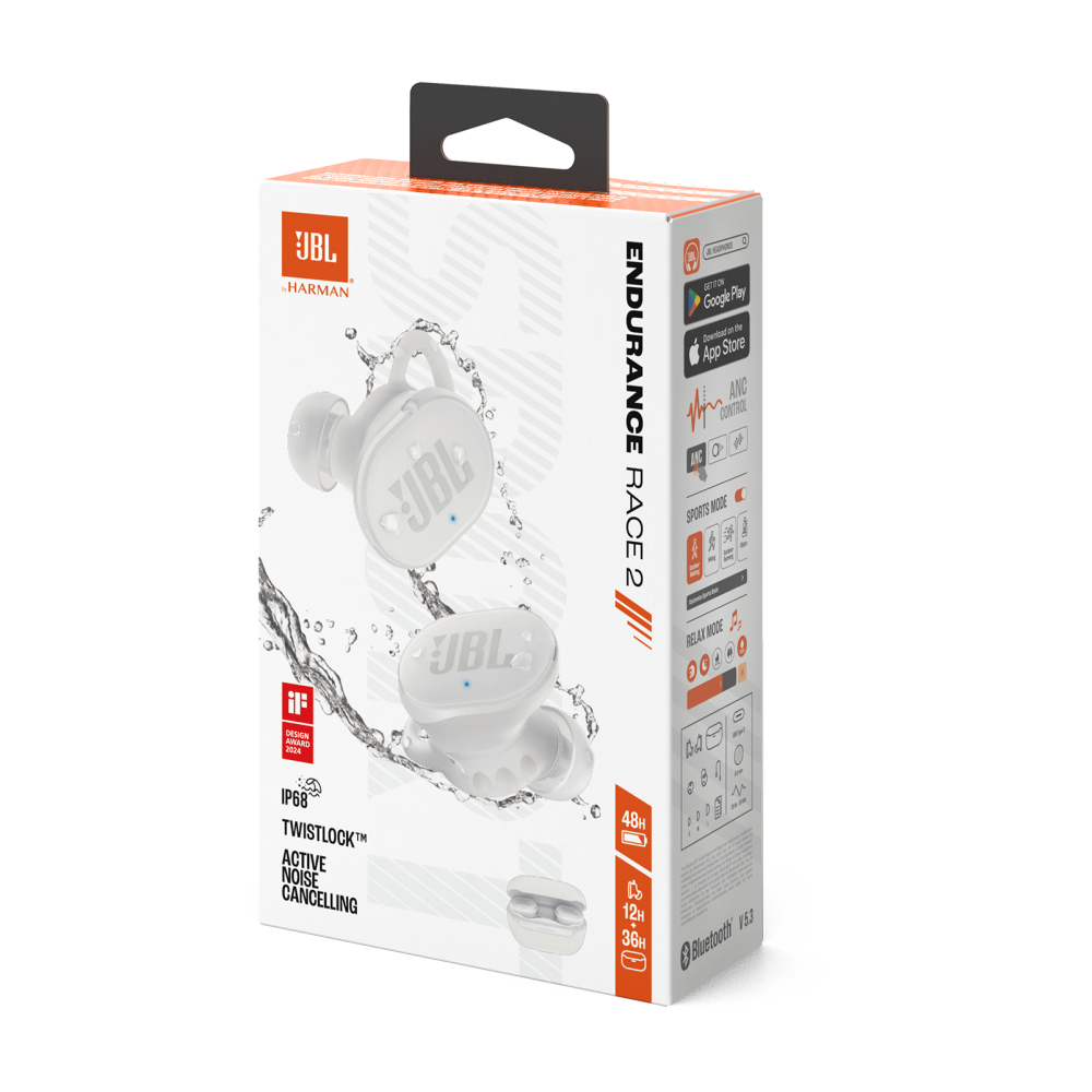 Écouteurs JBL Endurance Race 2 Blanc