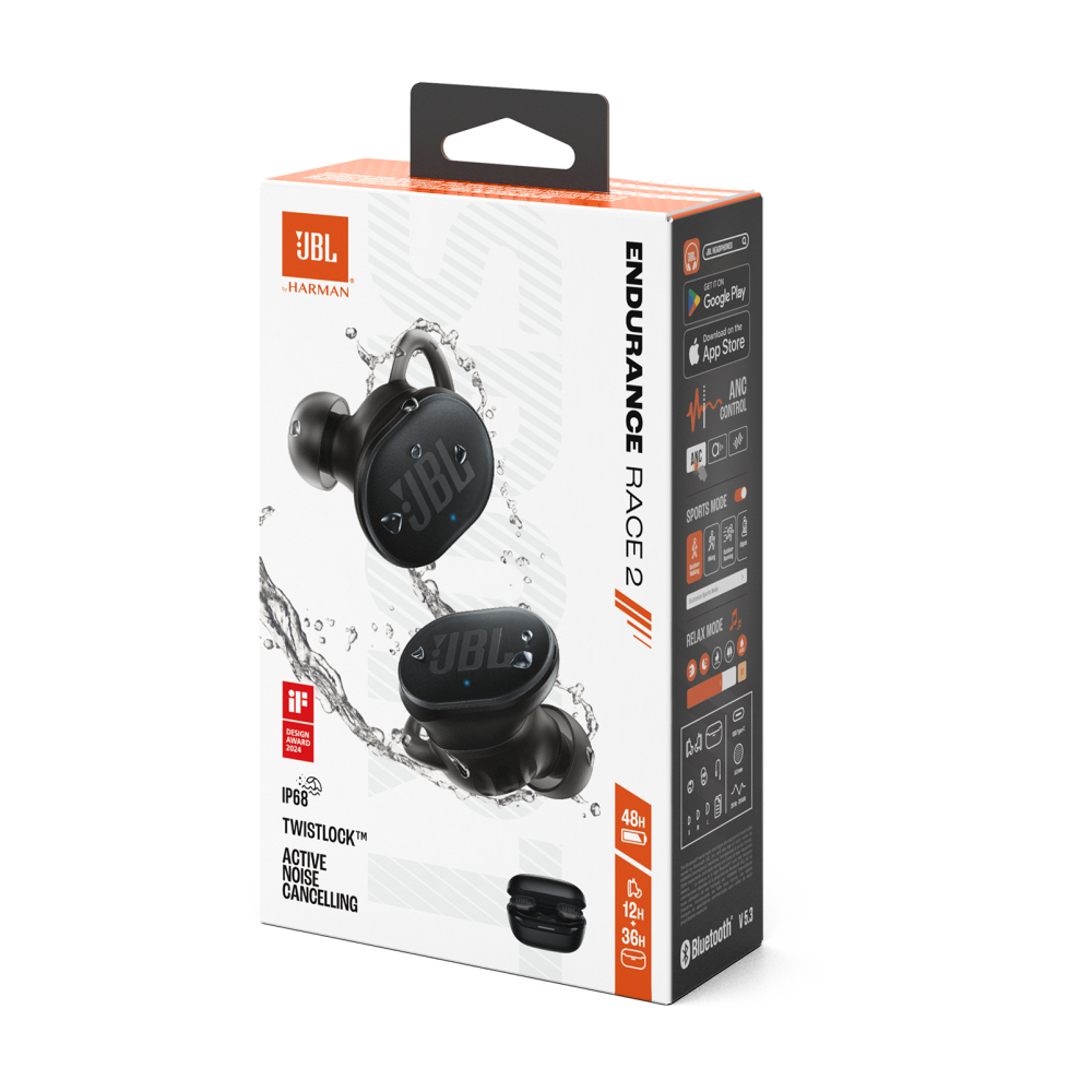 Écouteurs JBL Endurance Race 2 BLACK