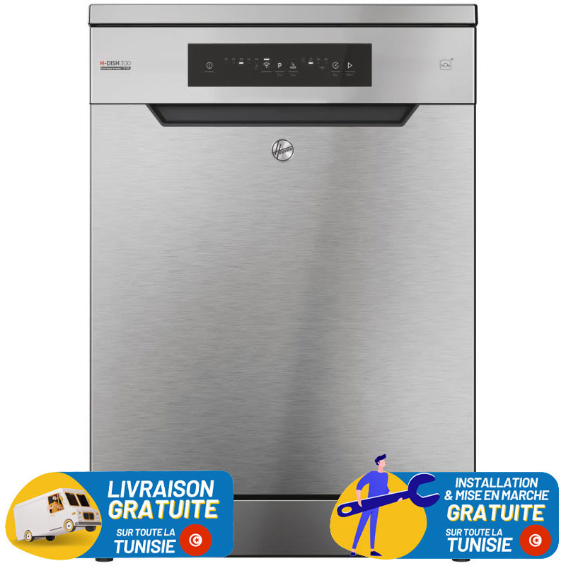 LAVE VAISSELLE HOOVER 13 Couverts INVERTER INOX / HF3E9L0X2-17