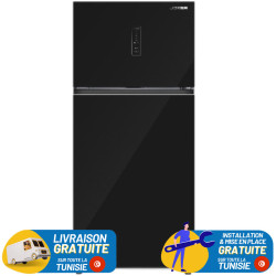 Réfrigérateur JOKER No Frost 430 Litres INVERTER No Frost / Verre Noir / WR-4385HBXV