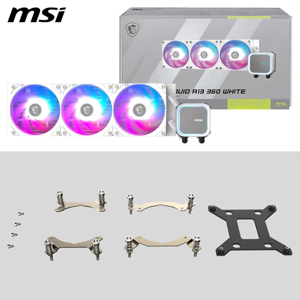 Kit de Watercooling MSI MAG CORELIQUID A13 360 White / ARGB