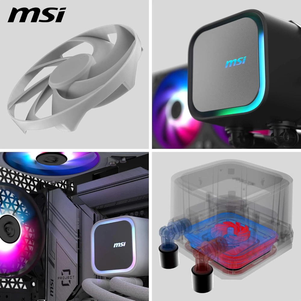 Kit de Watercooling MSI MAG CORELIQUID A13 360 White / ARGB