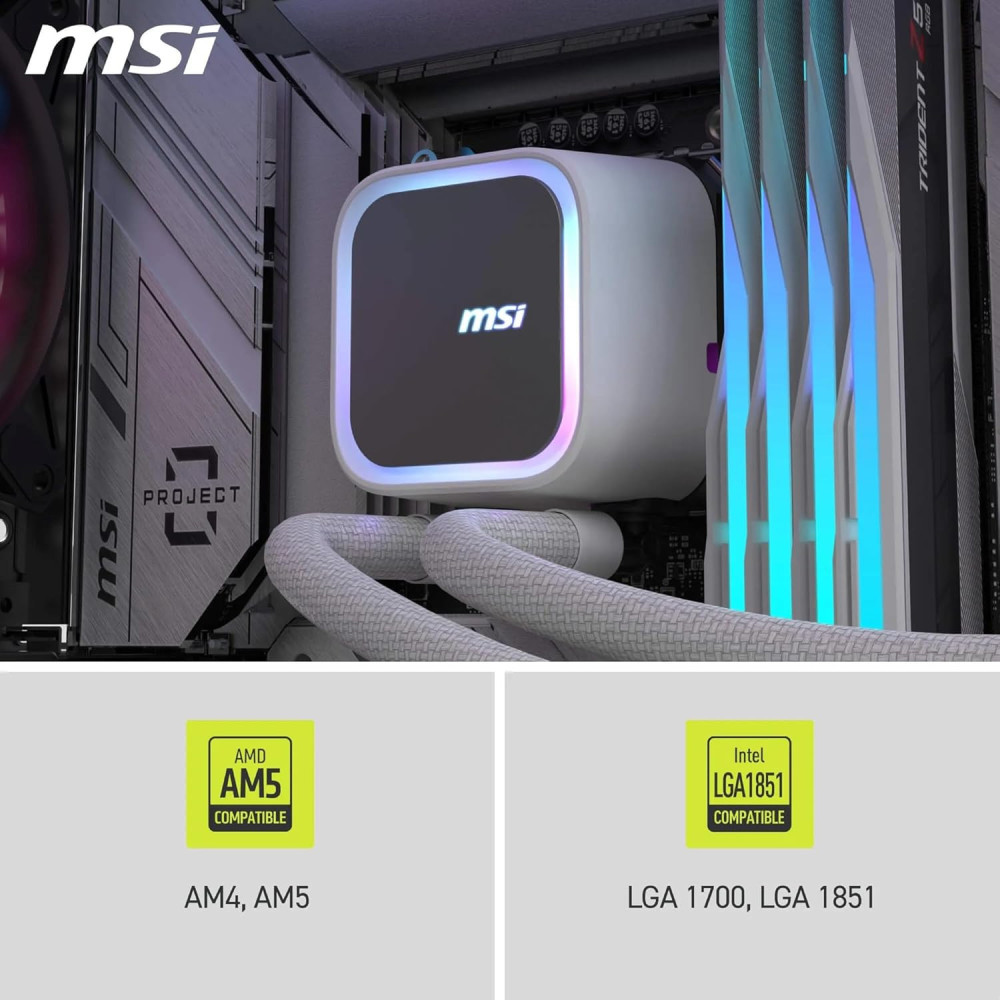 Kit de watercooling MAG CORELIQUID A13 240 / ARGB / WHITE