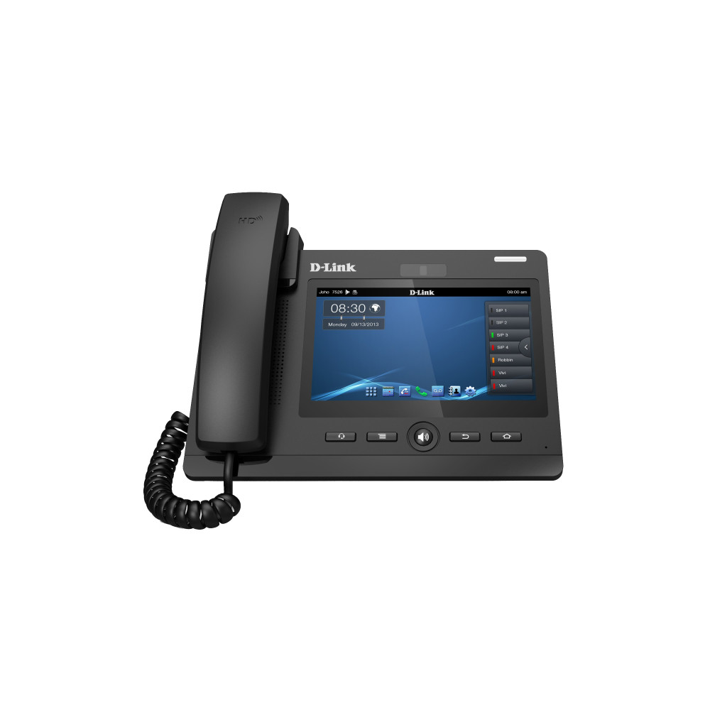 Téléphone IP vidéo Android D-Link Série Business / Noir
