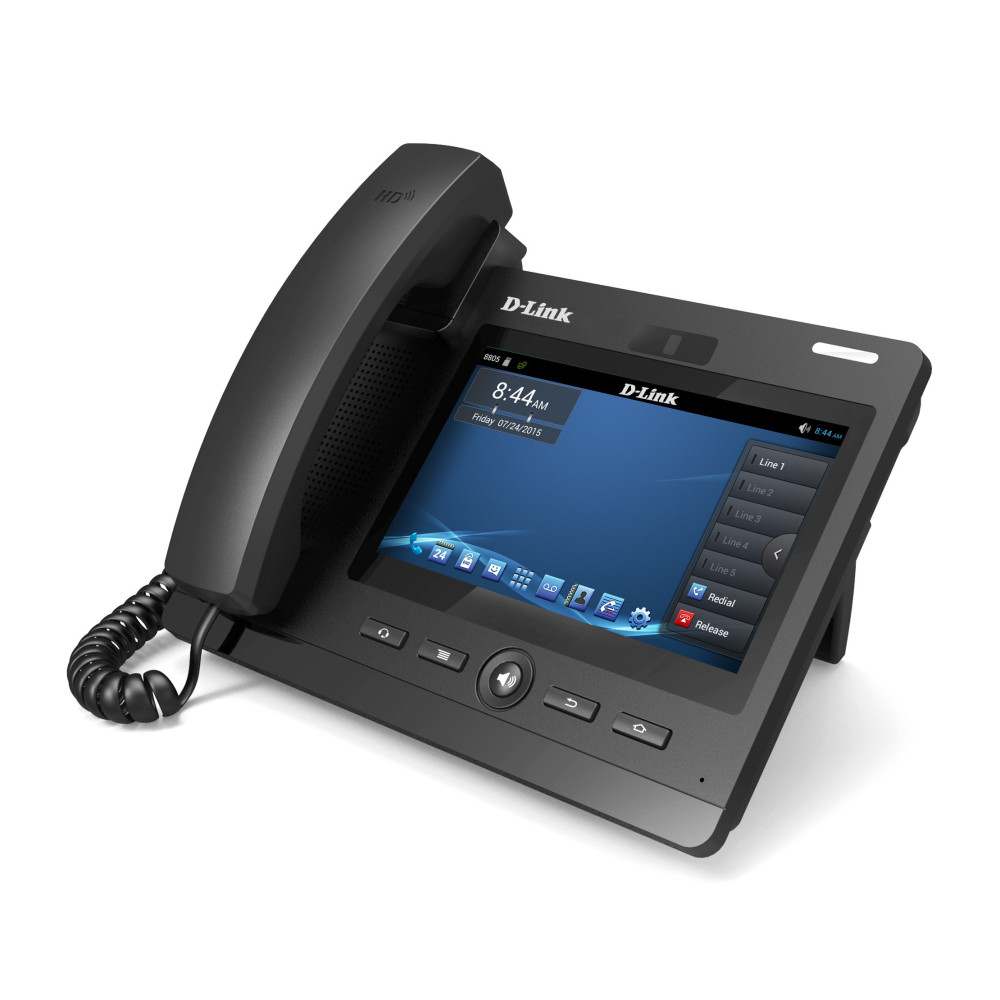 Téléphone IP vidéo Android D-Link Série Business / Noir