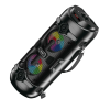 Enceinte sans fil KAKUSIGA KK-4201 série Hongsheng Flamme lumineuse / Bluetooth 5.0 / Noir