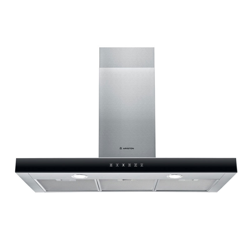 HOTTE BOX ARISTON 90cm / INOX / AHBS97FLTIX