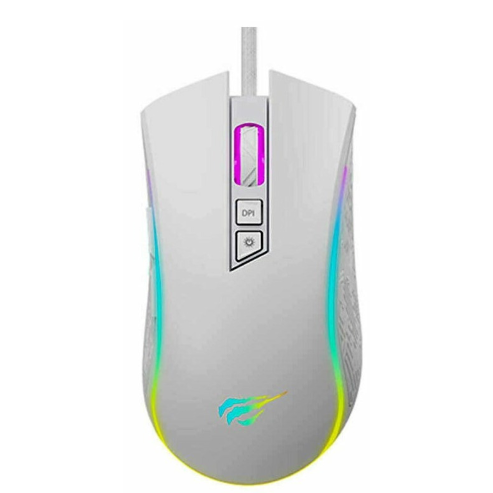 Souris Optique USB GAMER HAVIT HV-MS1034 RGB / Blanc