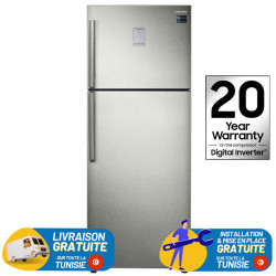 Réfrigérateur SAMSUNG No Frost TWIN COOLING PLUS 2021 453L Inox + Livraison + Installation et Mise en Place Gratuites