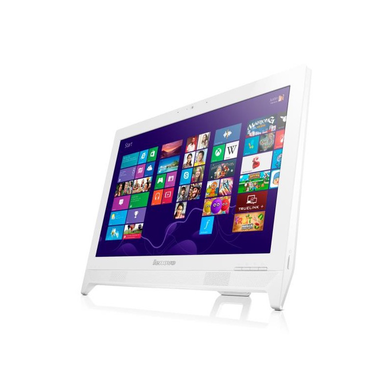 Pc de bureau Lenovo C260 / Quad Core / 4Go / Blanc