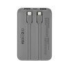 Charge ultra rapide PD 30W / Avec 2 câbles intégrés