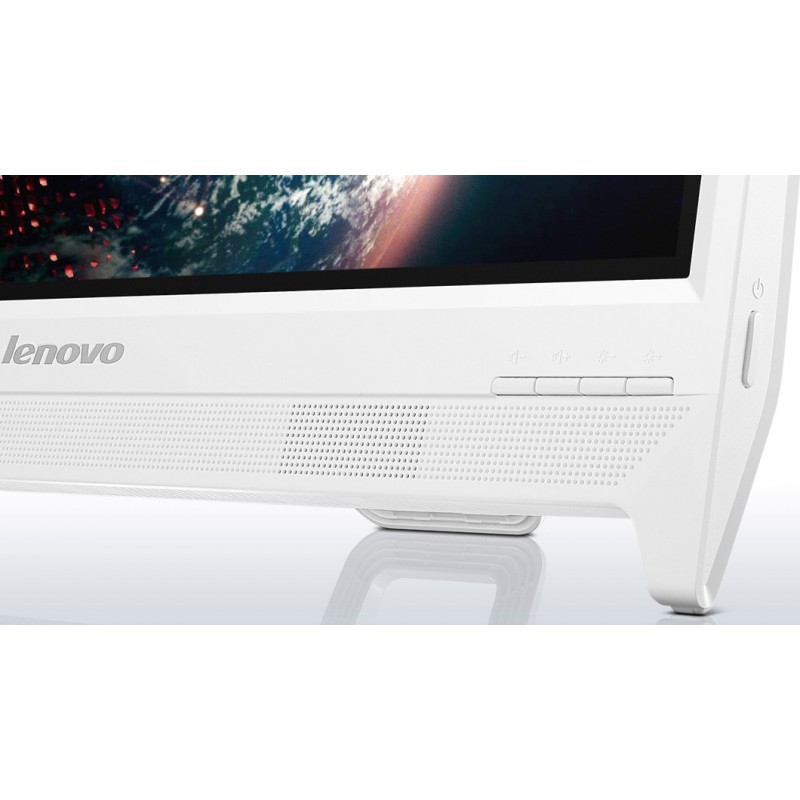 Pc de bureau Lenovo C260 / Quad Core / 4Go / Blanc