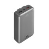 Power Bank RIVACASE VA2612 / 20000 mAh / Charge ultra rapide PD 30W / Avec 2 câbles intégrés / Gris