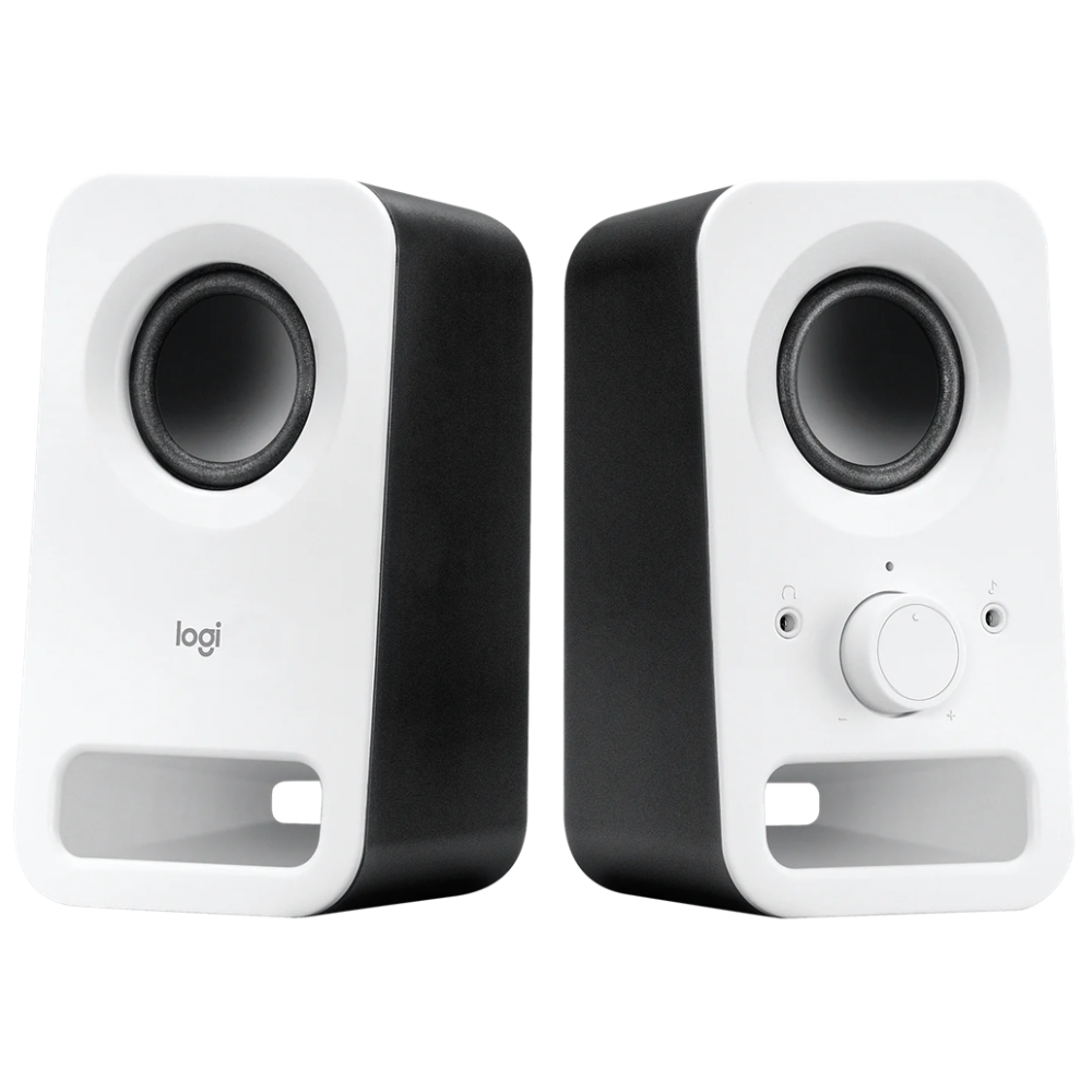 Haut Parleur Logitech Stéréo Z150 / Blanc