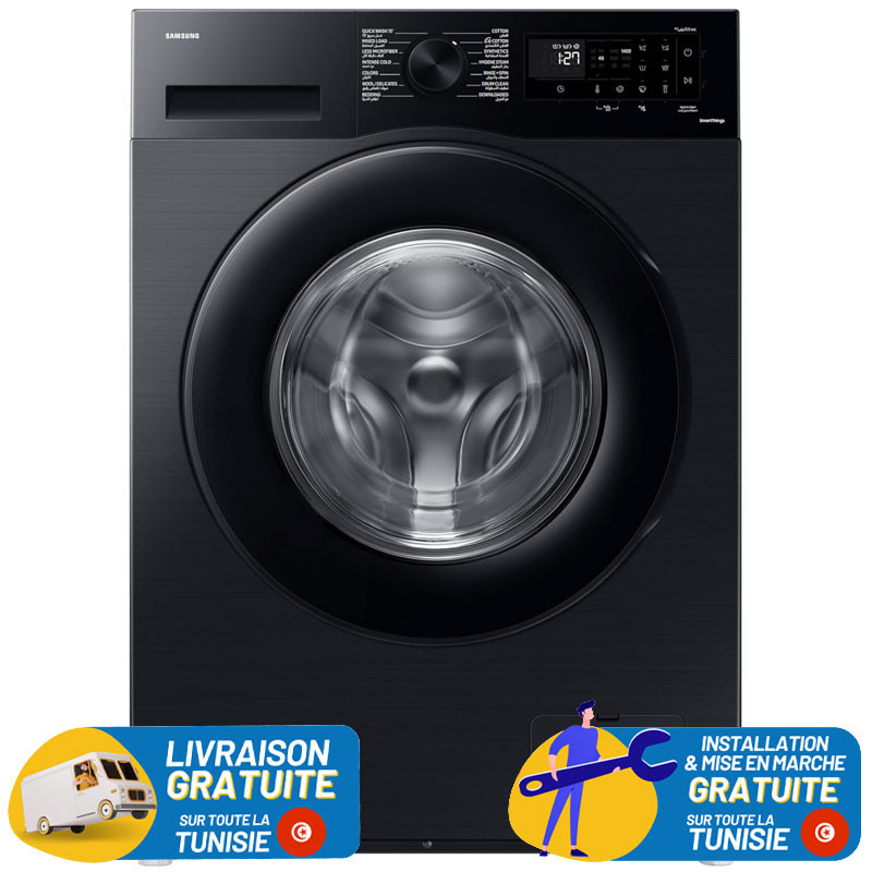 Machine à LAVER SAMSUNG 9KG INVERTER / Noir / WW90CG0EDABAS