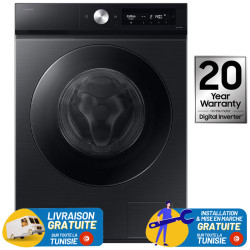 Machine à Laver Samsung 11KG LAVANTE SECHANTE INVERTER / Noir /  WW11D7B85GBM