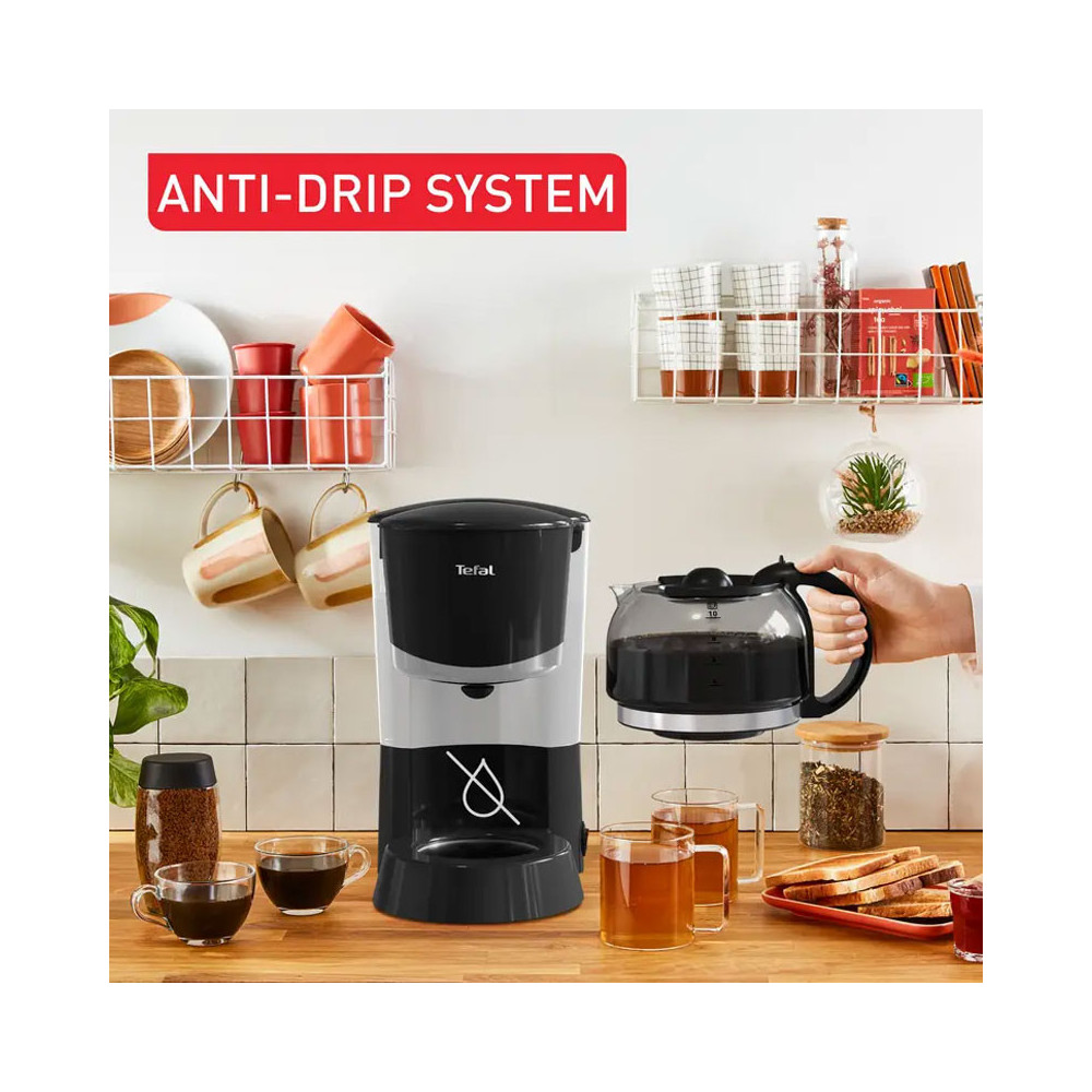 Cafetière Vita TEFAL 1.25 Litres / Noir / CM171810