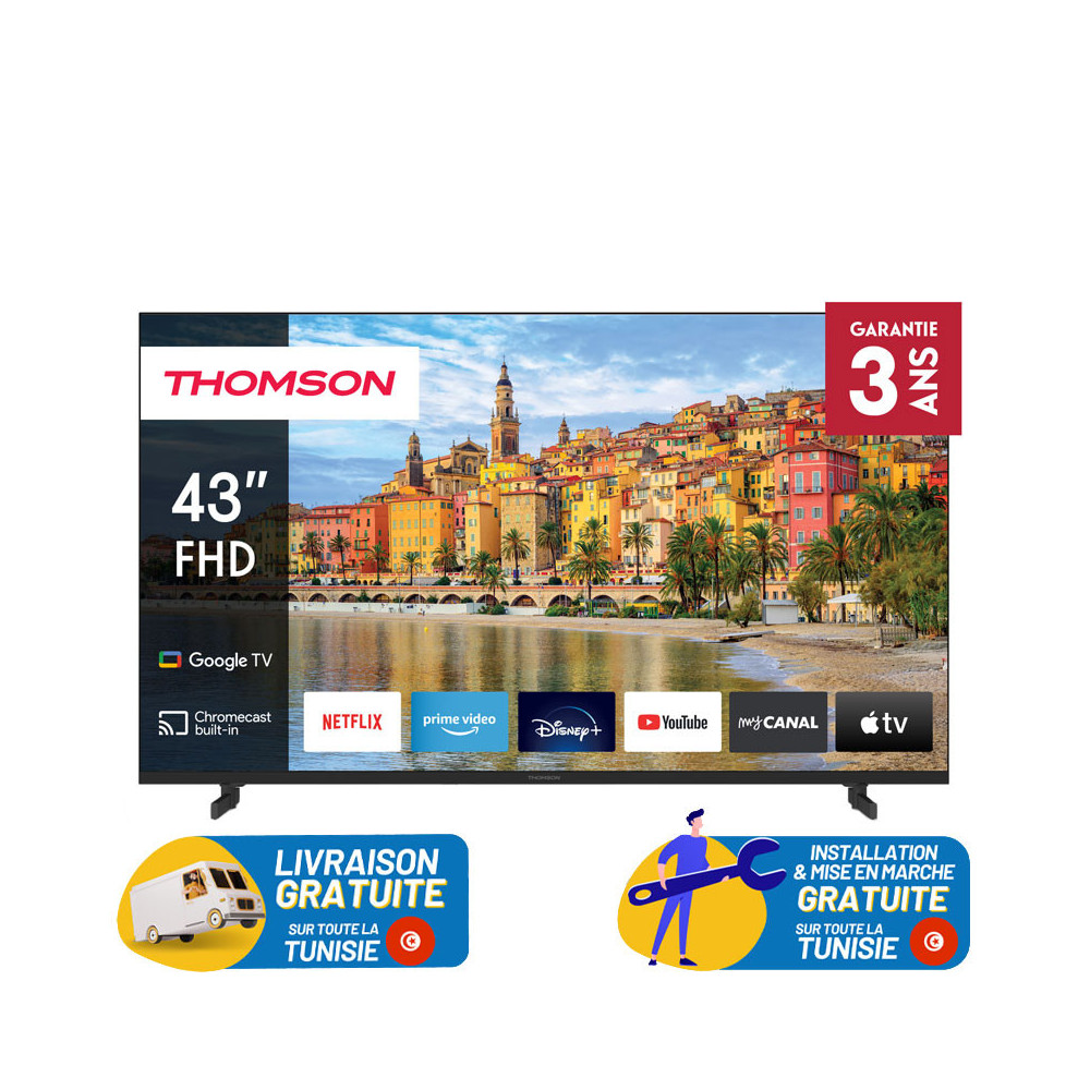 Téléviseur Thomson 43" Full HD Google TV / 43FG2S14