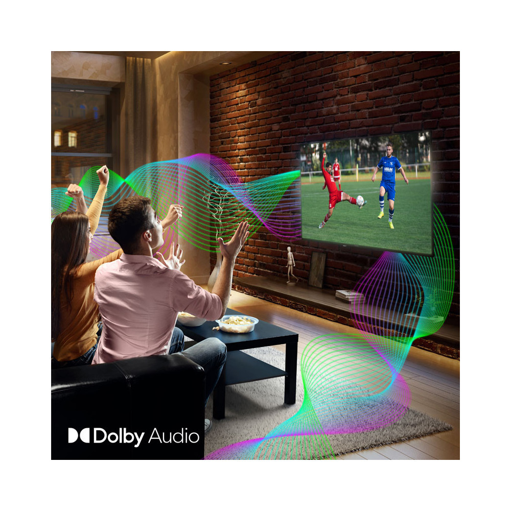 TV Thomson 43" UHD  Google TV Side Feet / 43UG4S14