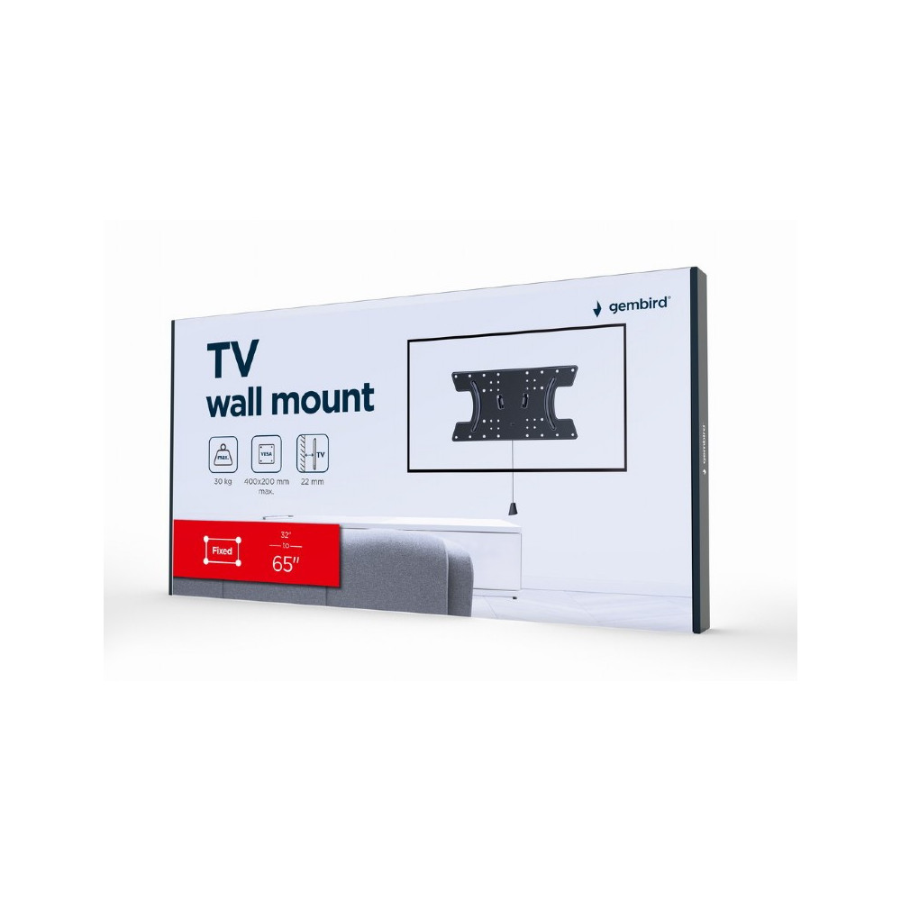 Support mural pour téléviseur (fixe) GEMBIRD , 32"-65"