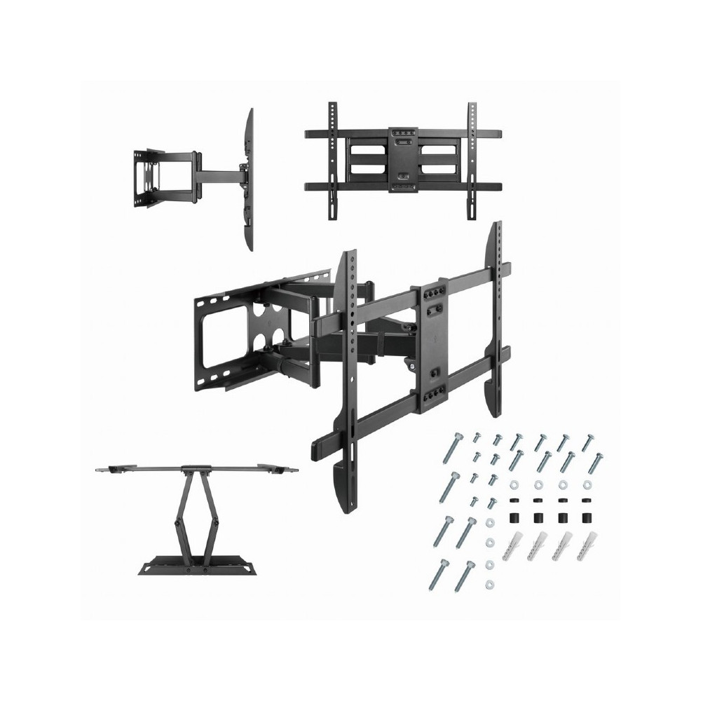Support mural pour téléviseur à mouvement complet GEMBIRD, 37"-80"
