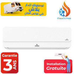 CLIMATISEUR CRISTOR by CONDOR 9000BTU CHAUD / FROID TROPICALISÉ INVERTER T3 / CRISTOR-09K-INV