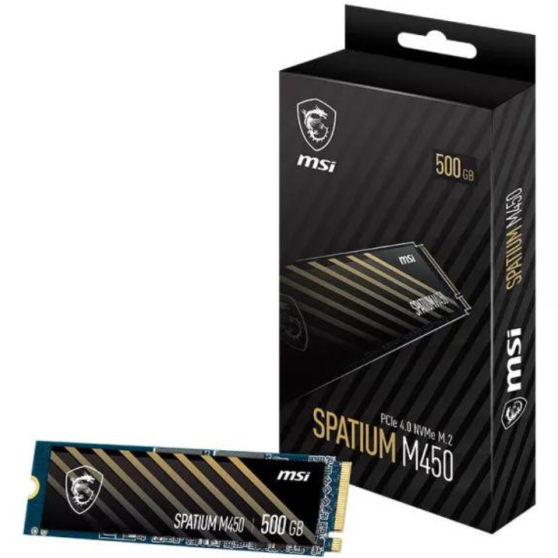 SSD MSI SPATIUM M450 PCIe 4.0 NVMe M.2 / 500 Go