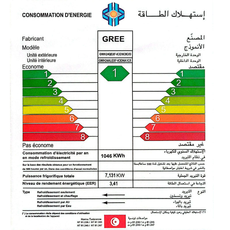 climatiseur gree economique