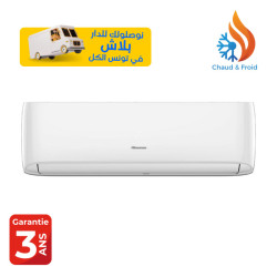 Climatiseur Inverter Hisense Tropicalisé 24000 BTU Chaud Froid / GARANTIE 3ANS / AS-24UF4SB