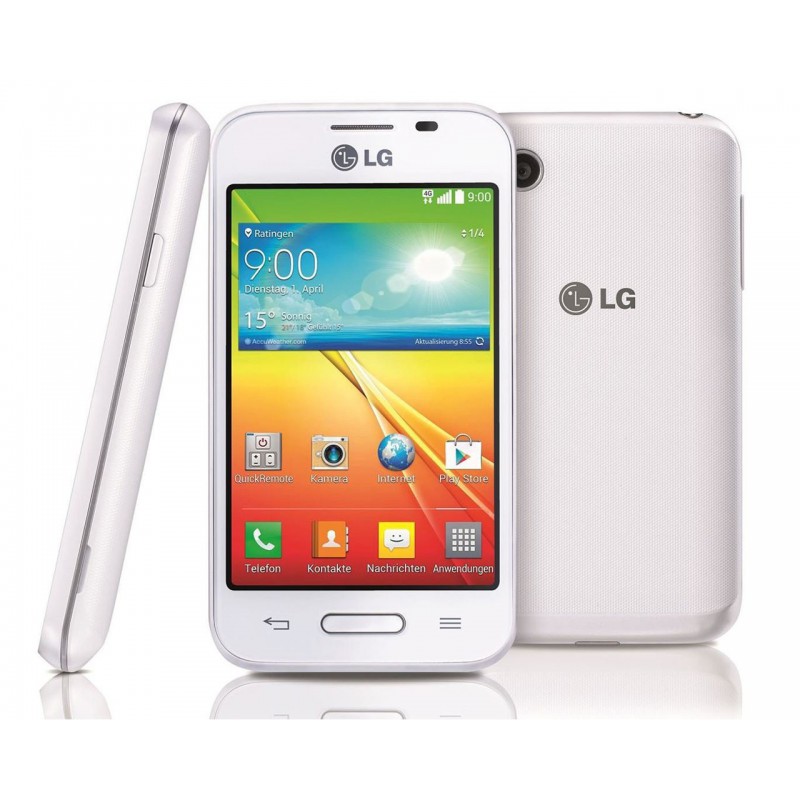 Téléphone Portable LG L40 / Double SIM / Blanc