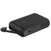 Chargeur portable Belkin BoostCharge 10 000 mAh - 20 W avec câble  intégré - Noir