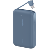 Power Bank Belkin BoostCharge 10 000 mAh / 20 W avec câble  intégré / bleu