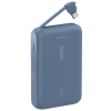 Power Bank Belkin BoostCharge 10 000 mAh / 20 W avec câble  intégré / bleu