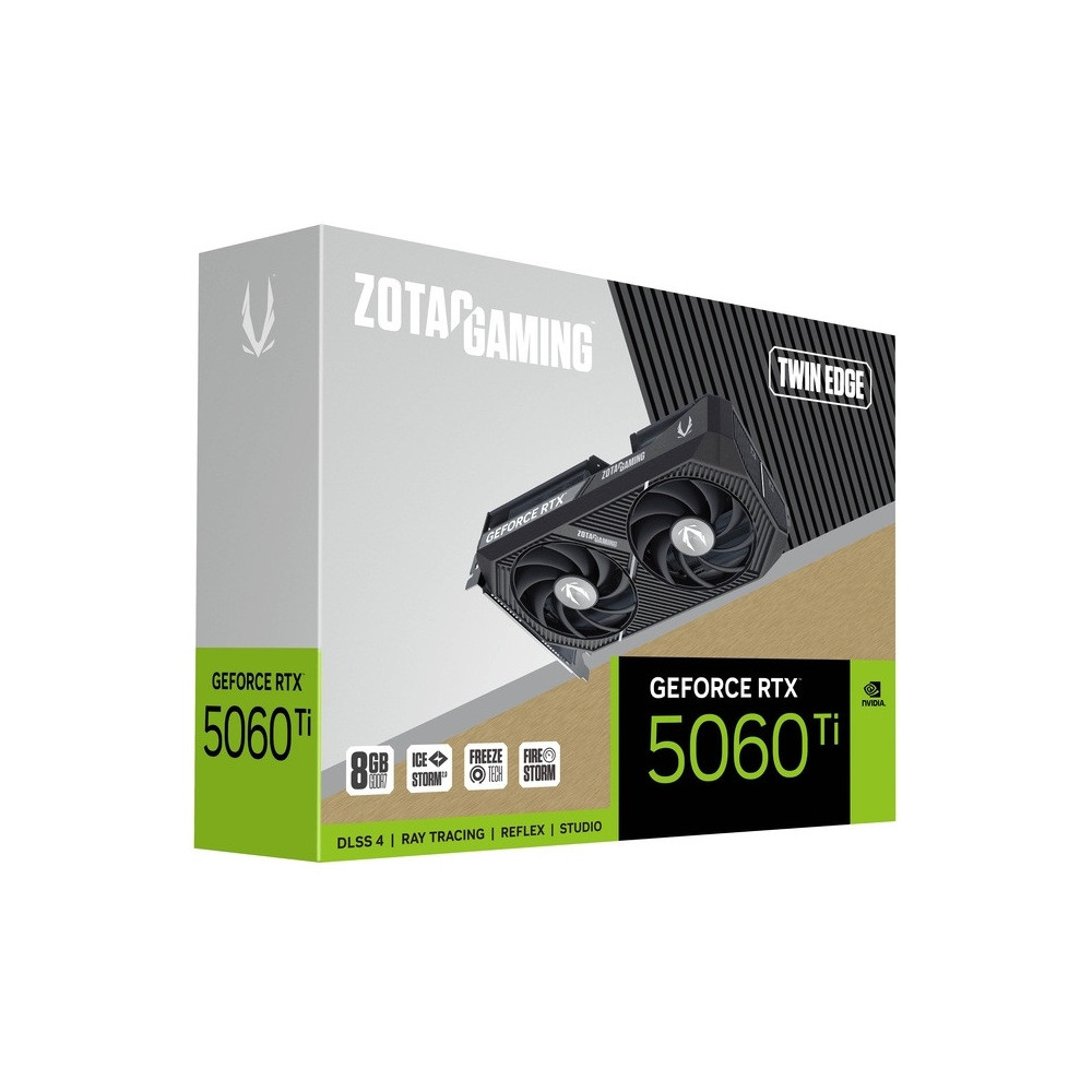 Carte graphique ZOTAC GAMING GeForce RTX 5060 Ti Twin Edge / 8 Go GDDR7